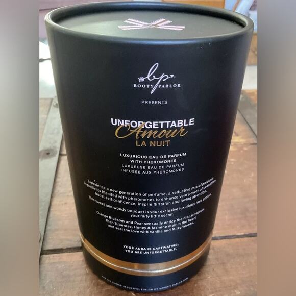 Booty Parlor Unforgettable Amour La Nuit PERFUME W/ Pheromones NIB 3.3oz - Picture 3 of 8